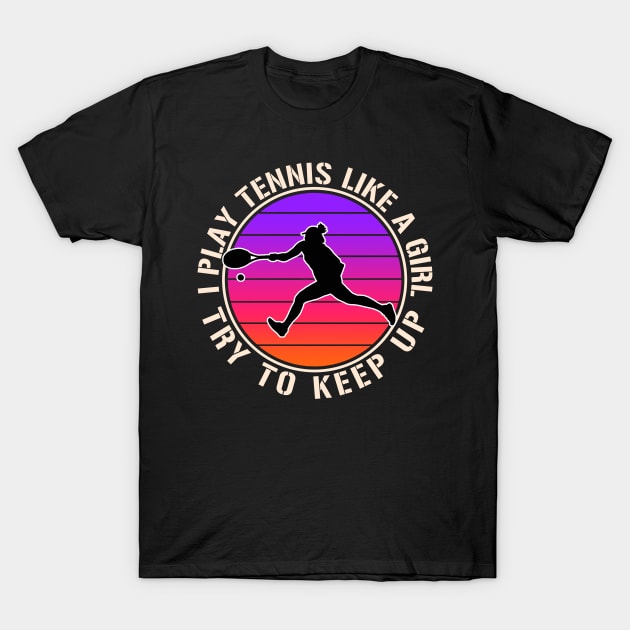 Women Tennis T-Shirt by RichyTor